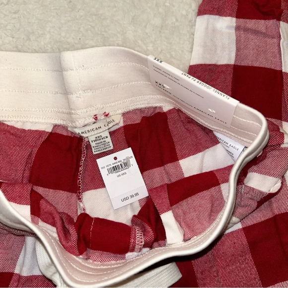 American Eagle Flannel Jogger PJ Pants Size XXS NWT - Picture 3 of 5